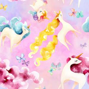 Kids Designs: Unicorns and butterflies - Custom Pre Order