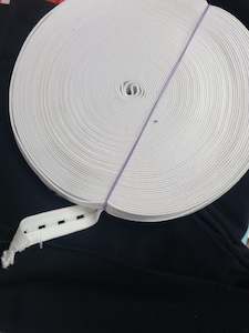 Whats New: Button Hole Elastic 15mm White