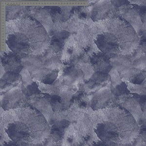 Abstract: Navy Watercolour- Wolf & Rabbit - Custom Pre-order