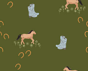 Western Desert wild horse 4 inch - Ashleigh Fish - Custom Pre Order