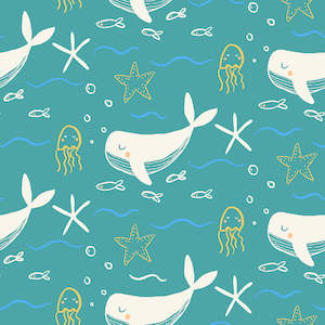 4 inch Lagoon Whale of a Time - Ashleigh Fish - Custom Pre Order