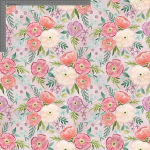 Wolf Rabbit Designs: Poppy on Lotus- Wolf & Rabbit - Custom Pre-order