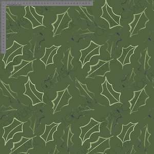 Peony Joy: Tossed Holly Green Ashleigh Fish - Custom Pre Order