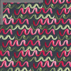 Peony Joy: Wiggly Stripe Grey - Ashleigh Fish - Custom Pre Order