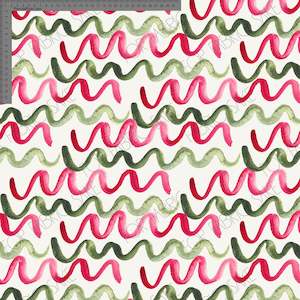 Peony Joy: Wiggly Stripe Cream - Ashleigh Fish - Custom Pre Order