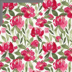 Pretty Peony Cream - Ashleigh Fish - Custom Pre Order