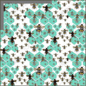 Honeycomb Bees - Sarah McAlpine Art- Custom Pre Order