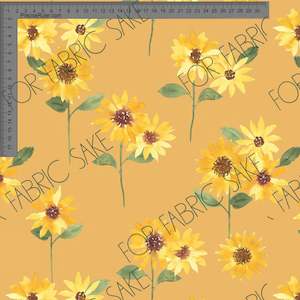 Sunflowers on yellow - Ashleigh Fish - Custom Pre Order
