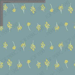 Yellow Spray Teal - Ashleigh Fish - Custom Pre Order