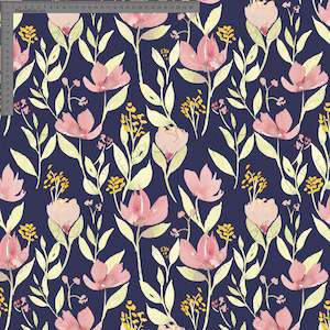 Juno Collection: Wild Flowers Navy - Ashleigh Fish - Custom Pre Order