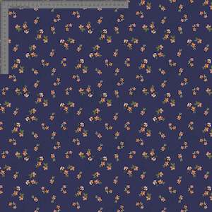 Juno Collection: Ditsy Floral Navy- Ashleigh Fish - Custom Pre Order