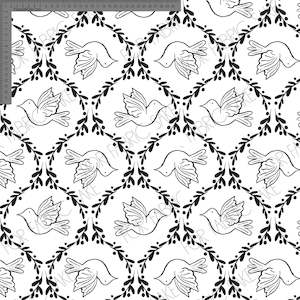 Nutcrakers Christmas Ashleigh Fish: Dove on White- Ashleigh Fish - Custom Pre Order