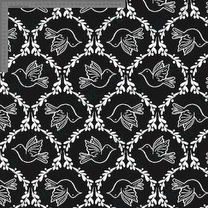 Dove on Black- Ashleigh Fish - Custom Pre Order