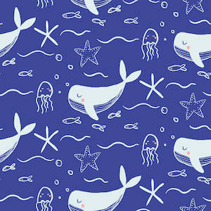 Whale Of A Time Ashleigh Fish Custom Pre Order: 4 inch deep blue Whale of a Time - Ashleigh Fish - Custom Pre Order