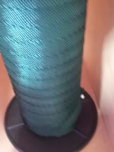 19mm polypropylene Herringbone webbing - Forest