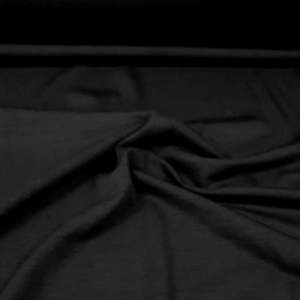 100% Merino - BlacK - 1 .3 METRE REMNANT