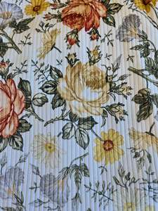 Prints: Old Flowers - Cotton Spandex - 250g - 1.45cm
