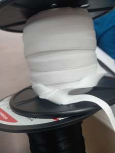 10mm Bra Strapping - white