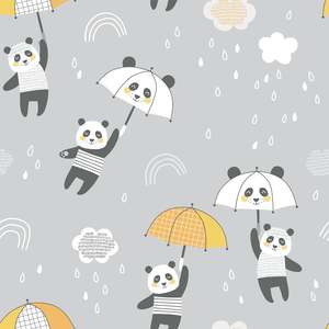 Custom Pre Order: Raining Pandas