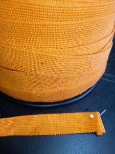 20mm knitted Nylon Tape - Orange