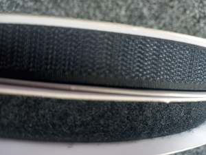16mm Sew on Velcro- Black loop only