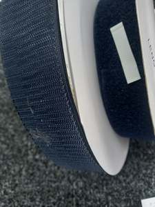 Velcro Hook And Loop: 50mm Sew on Velcro- Dark Navy