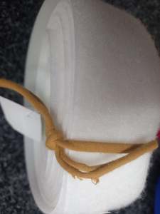 Velcro Hook And Loop: 50mm Sew on Velcro-white