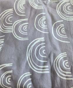 Mauve Abstract Rainbows Cotton Spandex-200g -1 meter remnant