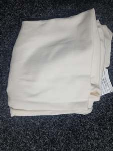 French Terry: Ivory French Terry- 45cm remnant