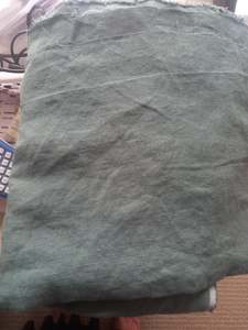 Woven: Greenstone 100% Linen - 34ocm remnant