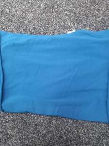 All Fabric: Teal Cotton Spandex 40cm remnant