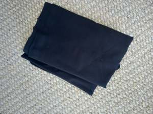 All Fabric: Black cotton spandex - 50cm remnant