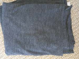All Fabric: Dark Grey 100% merino - 1 metre 45 remnant