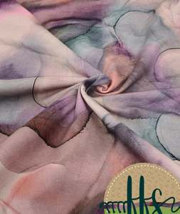 All Fabric: Flowing Ink - Cotton Spandex - 200g