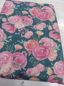 All Fabric: Watercolour Pretties Cotton spandex - 1 metre remnant