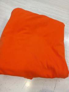 Orange Cotton Spandex - 1.30 remnant