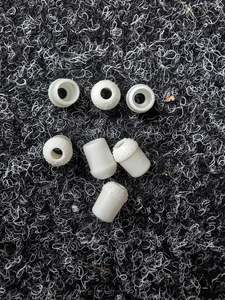 Oval White Plastic Toggles