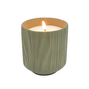 Candle Marlow Abstract Ripple Green