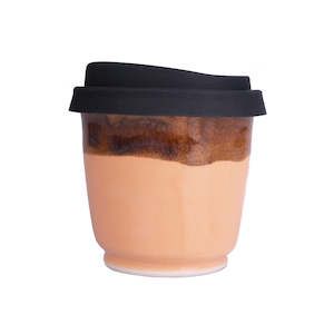 Eco: Takeaway Cup Peach and Brown 8oz