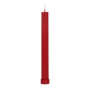 Miscellaneous: Pillar Candle Crimson Red