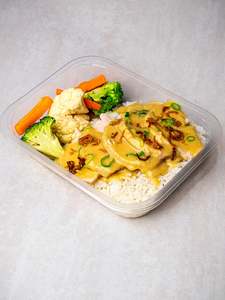 Chicken Green Curry with Jasmine Rice