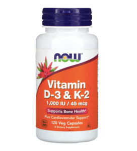 Products: Now Foods Vitamin D3 & K2