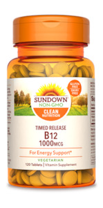 Sundown Naturals Vitamin B12 (1000mcg)
