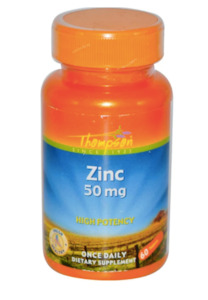 Zinc 1: Thompson Zinc (50mg)