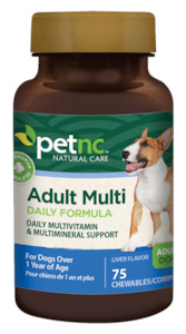 Dogs Multivitamin: PetNC Adult Dogs Daily Multivitamin & Multimineral Support