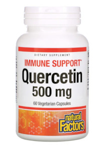 Quercetin: Natural Factors Quercetin (500mg)