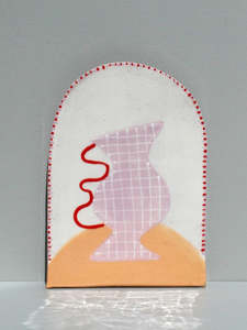 Ceramic Paintings: Art Tile - A domestic life