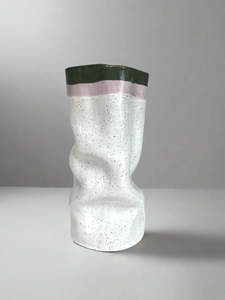 The Slouch Vessel in Lilac and Green