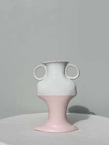 Sweet Moments: Little Moment - Pink and White Vessel