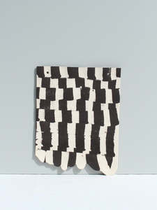 Wall Art 1: Art Tile - Seamless in Black and White #1